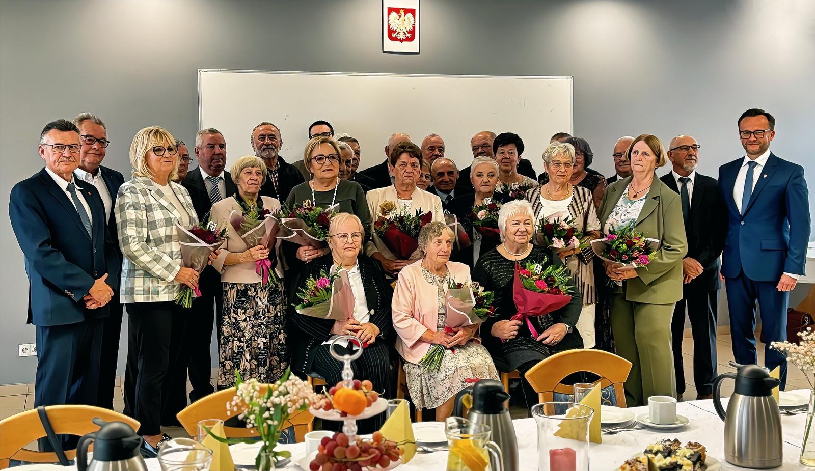 Uroczystość wręczenia Medali za Długoletnie Pożycie Małżeńskie w Gminie Pszczew