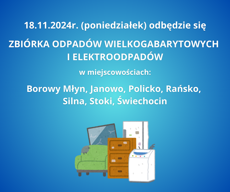 ZBIÓRKA ODPADÓW WIELKOGABARYTOWYCH